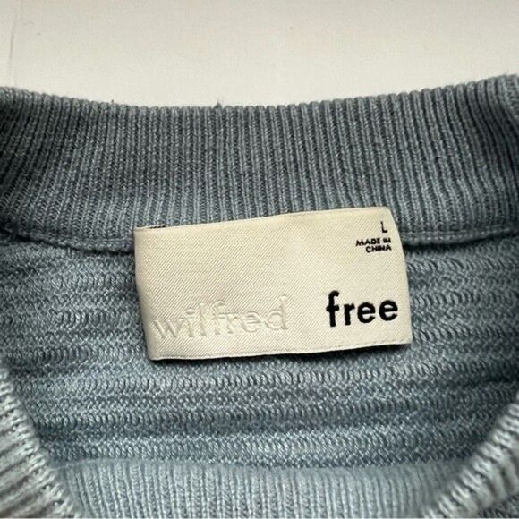 Wilfred Lolan Oversized Sweater Dusty Blue Size Large - Picture 3 of 7